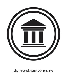 Bank symbol vector
