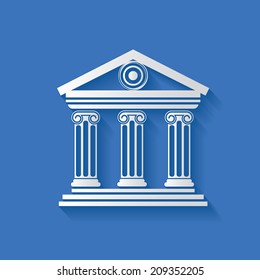 Bank symbol,clean vector