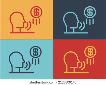 Plantilla de logotipo del cajero bancario, icono plano simple del banco, cajero, dinero