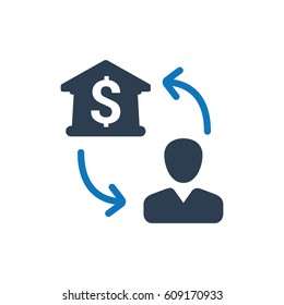 Bank Transaction Icon
