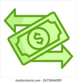 Elemento De Ícone De Transferência Bancária Para Design