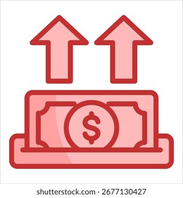 Symbolelement für Banküberweisung für Design