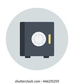 Bank Vault Colored Vector Icon