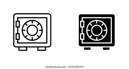 Bank vault icons for app and websites.