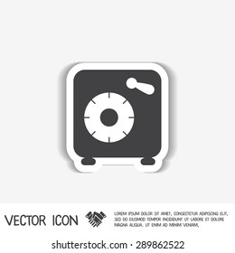 bank vault safe icon