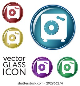 bank vault safe icon