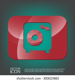 bank vault safe icon
