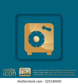 bank vault safe icon
