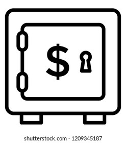 Bank vault to secure valuables