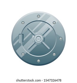 Bank vault vector design illustration isolated on white background
