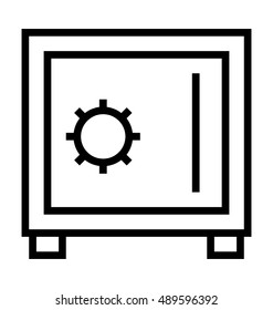 Bank Vault Vector Icon