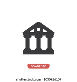 Bank vector icon