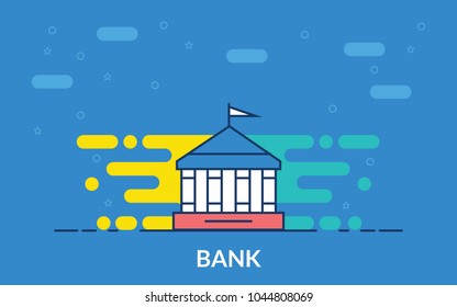 bank vector icon