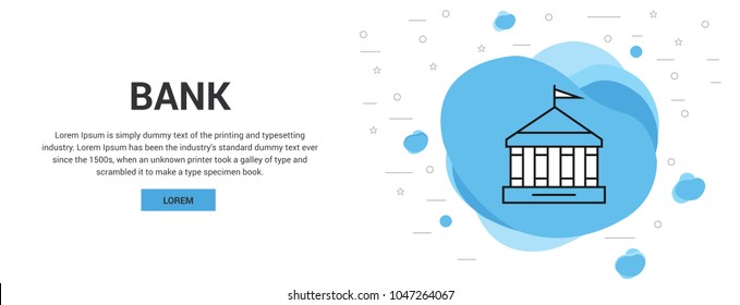 bank vector icon