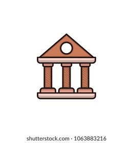 Bank vector icon