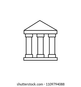 Bank vector icon