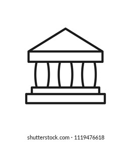 bank vector icon