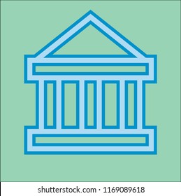 bank vector icon