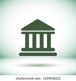 Bank Vector icon
