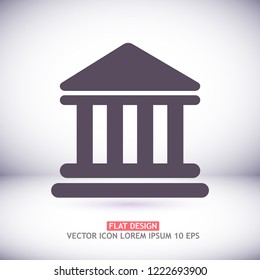Bank Vector icon