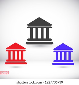 Bank Vector icon
