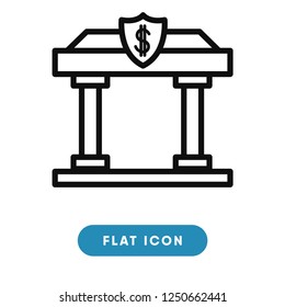 Bank vector icon