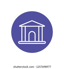 Bank vector icon