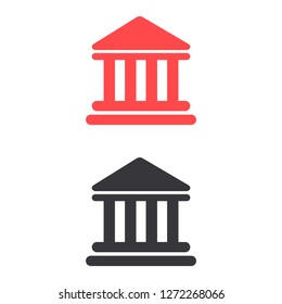 Bank Vector icon