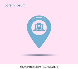 bank vector icon