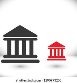Bank Vector icon