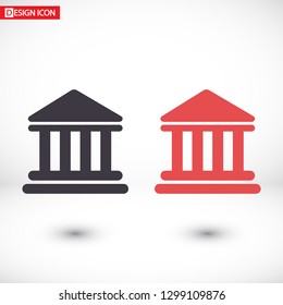 Bank Vector icon