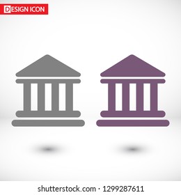 Bank Vector icon