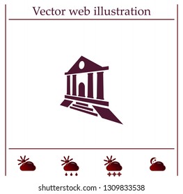 bank vector icon