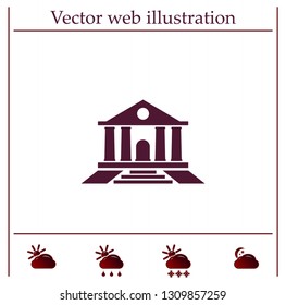 bank vector icon