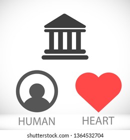 Bank Vector icon