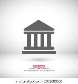 Bank Vector icon