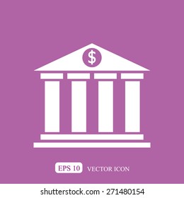 Bank vector icon