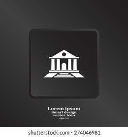 bank vector icon