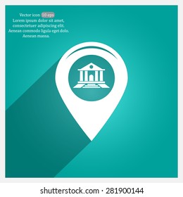 bank vector icon