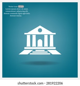 bank vector icon