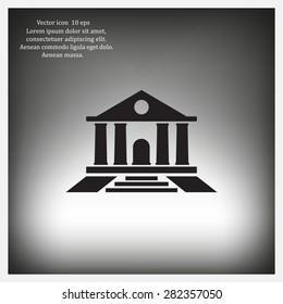bank vector icon