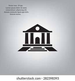 bank vector icon
