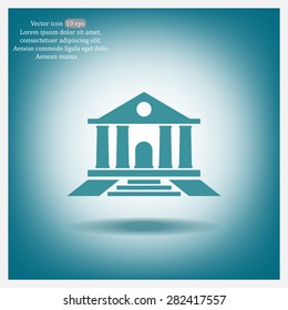 bank vector icon