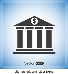 Bank vector icon
