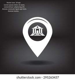 bank vector icon