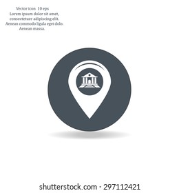 bank vector icon