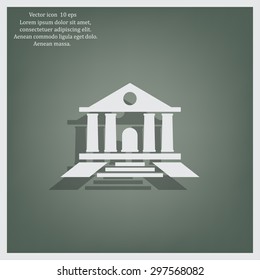bank vector icon