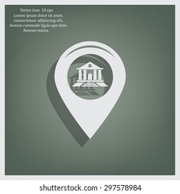 bank vector icon