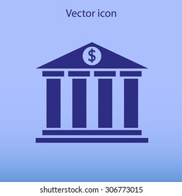 Bank vector icon