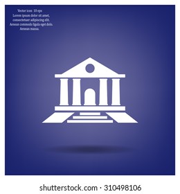 bank vector icon